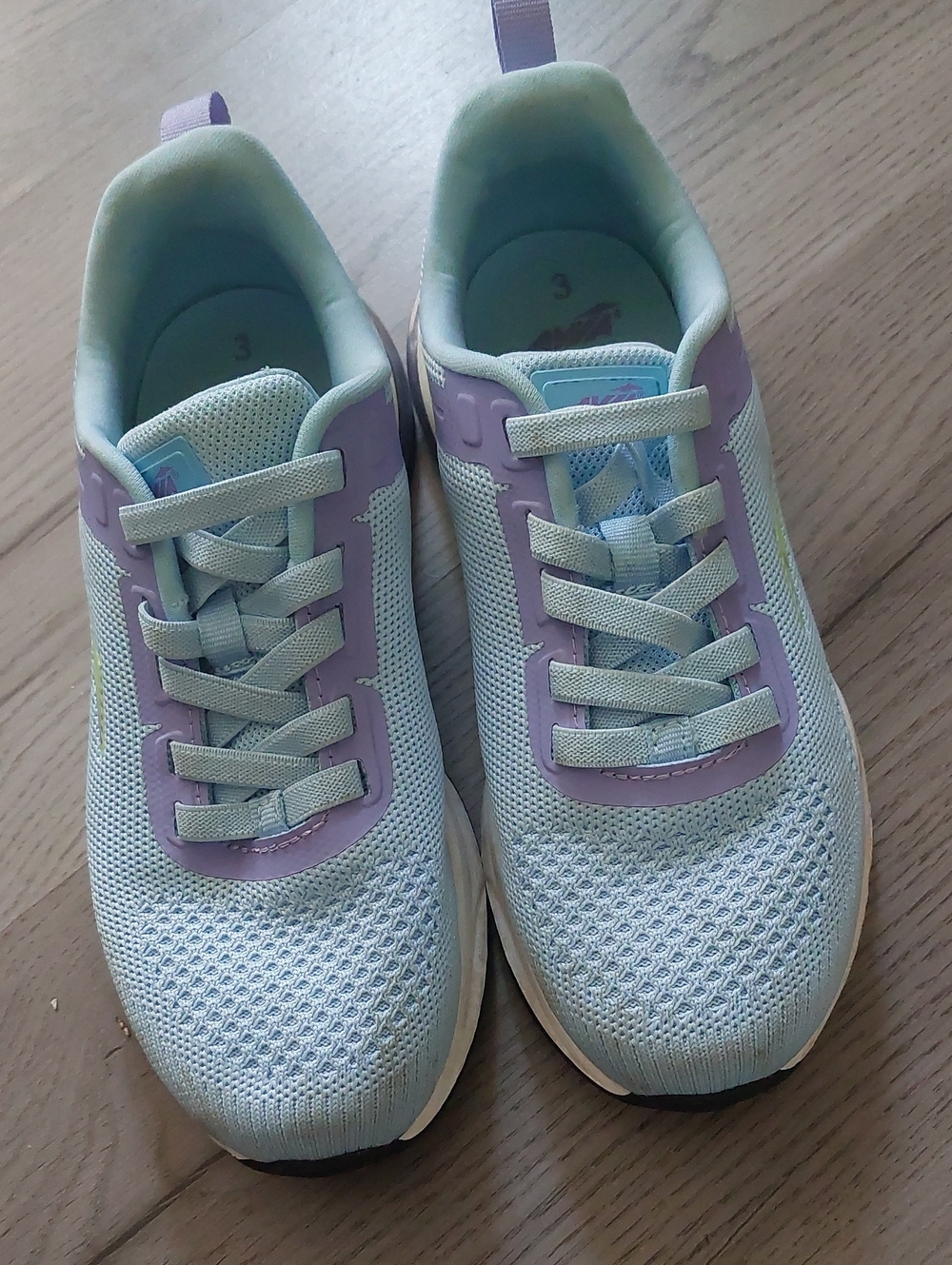 Kids Pastel Blue and Lavender Breathable AVIA Sneakers